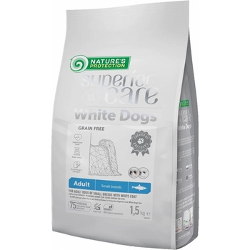Natures Protection SC GF White Dog Adult herring small breed 1,5 kg