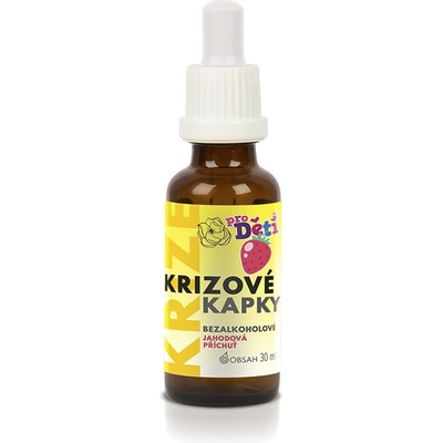 Bachovy esence Krizové kapky pro děti s příchutí jahody 30 ml