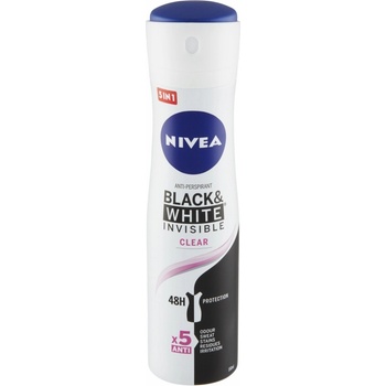 Nivea Invisible for Black & White Clear deospray 150 ml