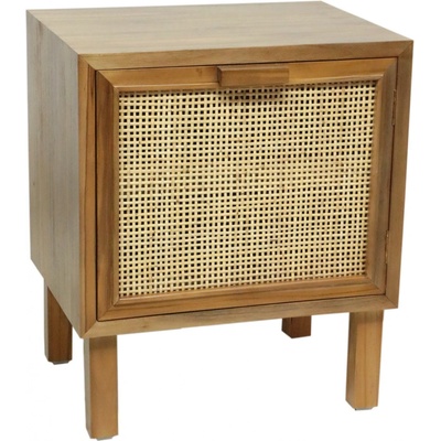 Hitra Dřevěná komoda s výpletem MAHONY – Hledejceny.cz