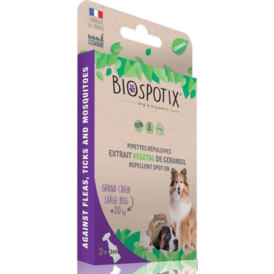 BIOGANCE Biospotix Dog spot-on L-XL с репелентен ефект 3 x 3 мл (над 20 кг)