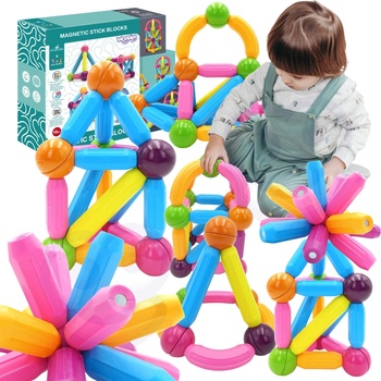 WOOPIE Magnetické vzdelávacie kocky 38ks