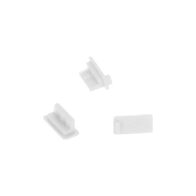 Záslepka pro konektor USB, barva bílá - 10 ks balení