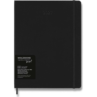 Moleskine Smart Writing B5 týdenní 2027 černý