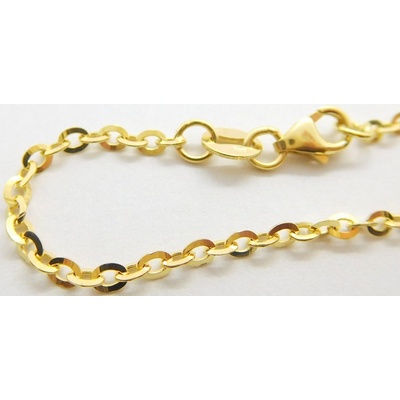 Klenoty Budín Pevný dámský zlatý řetízek HK6144