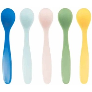 Badabulle Меки лъжички Badabulle - Pastel, 5 броя (B005419) - baby