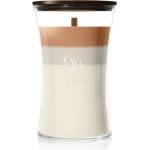 WoodWick Trilogy Café Macchiato ароматна свещ с дървен фитил 610 гр