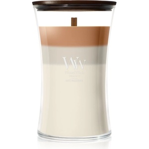 WoodWick Trilogy Café Macchiato ароматна свещ с дървен фитил 610 гр