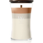 WoodWick Trilogy Café Macchiato ароматна свещ с дървен фитил 610 гр