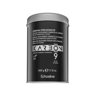 Echosline Karbon 9 Dust-Free Bleaching Powder with Charcoal púder pre zosvetlenie vlasov 500 g