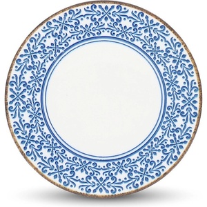 BonBistro Бяла/синя  орцеланова чиния ø 25 cm Azul - BonBistro (740422)