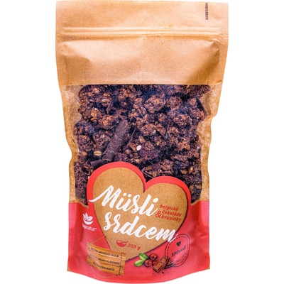 Topnatur Müsli Belgická čokoláda&Brusinky 350g