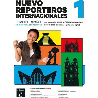 Nuevo Reporteros internacionales 1 (A1) – Edición híbrida Libro del alumno + Campus (12 meses)