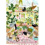 Pieces & Peace - Puzzle Botanical Cats - 500 piese