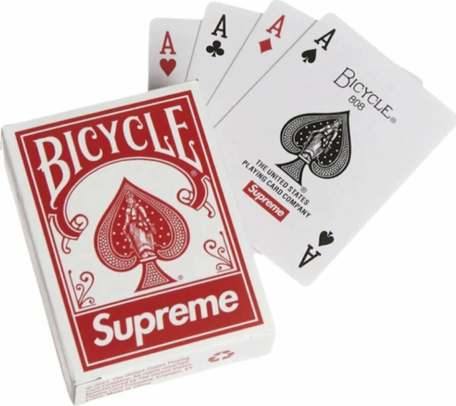 Supreme Bicycle Clear Playing Cards Red - Heureka.cz
