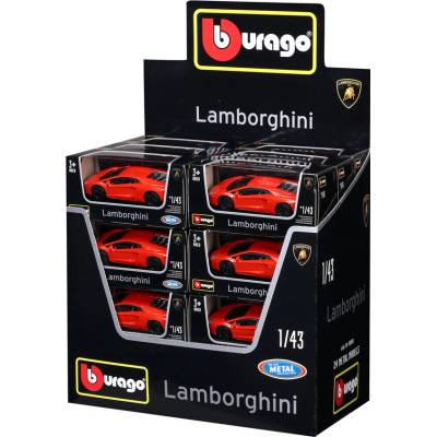 Bburago Auta Street Fire, Lamborghini, display 24ks, 112418-30231ASS 1:43