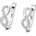 Silenti Jewelry Сребърни обеци "Безкрай