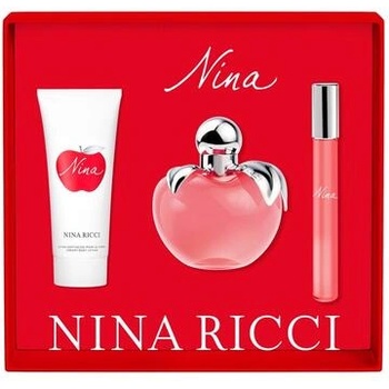 Nina Ricci Nina Комплект за жени EDT 80 мл + EDT 10 мл + Лосион за тяло 75 мл