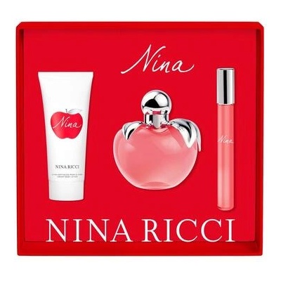 Nina Ricci Nina Комплект за жени EDT 80 мл + EDT 10 мл + Лосион за тяло 75 мл