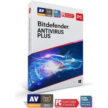 Bitdefender Antivirus Plus - 3 lic. 24 mes.