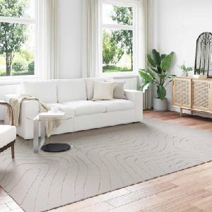 vidaXL Килим за вътрешна и външна употреба PALMERAS Крем 280 x 200 см (42022627)
