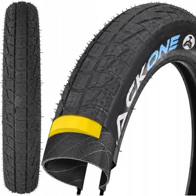 na bicykel Black1 O127 drôtený 20" 4" proti prepichnutiu