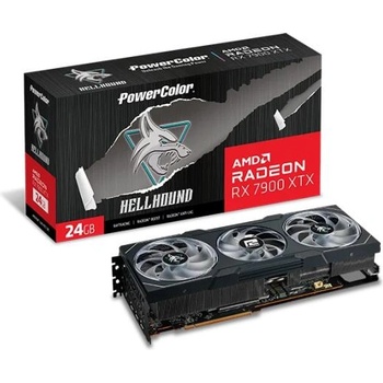 Image 1 of PowerColor RADEON RX 7900 XTX HellHound Spectral OC 24GB GDDR6 (RX7900XTX 24G-L/OC)