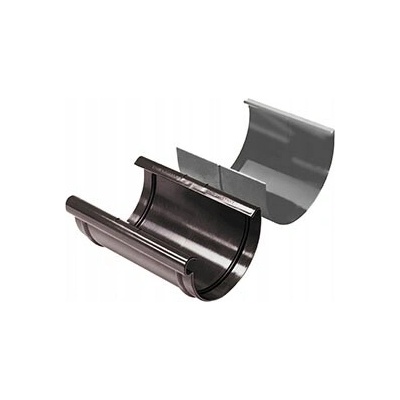 Kanion Wavin Okapový žlab s vložkou 130 mm tmavě hnědý