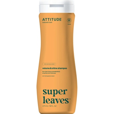 Attitude Super leaves šampon s detoxikačním účinkem lesk a objem pro jemné vlasy 473 ml