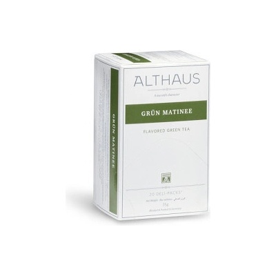 Althaus Čaj ochucený zelený Grün Matinee 20 x 1,75 g