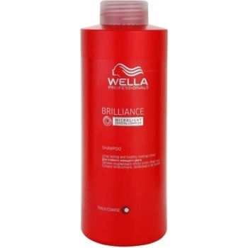 Wella Brilliance Shampoo For Coarse Colored Hair 1000 ml