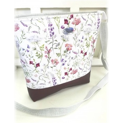 Crossbody Bylinky v rubínové perleti