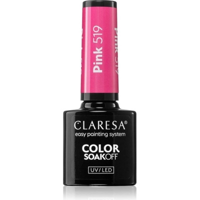 Claresa SoakOff UV/LED Color Sunny Garden gélový lak na nechty Pink 519 5 g