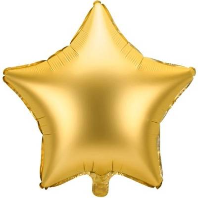 Party Deco Фолиев Балон Звезда в Златно, 48см (fb3s-019)