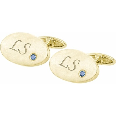 Eppi manžetové knoflíčky s gravírem a diamanty Furud zlaté – Zbozi.Blesk.cz