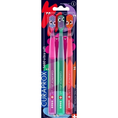 Curaprox CS 5460 Ultrasoft Okatá edícia 3 ks