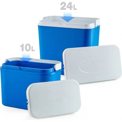 Atlantic Комплект хладилни кутии Atlantic 24L+10L, пасивни, сини (651538)