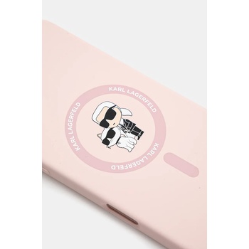 KARL LAGERFELD Кейс за телефон Karl Lagerfeld iPhone 16 Plus 6.7 (KLHMP16MSCMKCRHP)