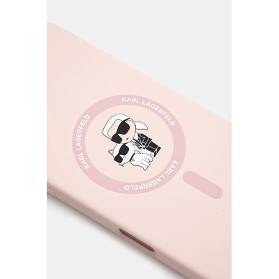 KARL LAGERFELD Кейс за телефон Karl Lagerfeld iPhone 16 Plus 6.7 (KLHMP16MSCMKCRHP)