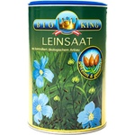 BioKing Био смляно и покълнало ленено семе - 450 г