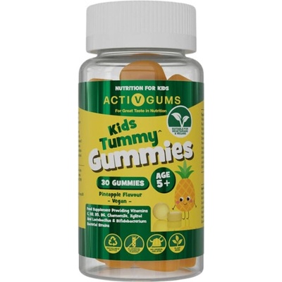 Activ Gums Kids Tummy Gummies ananas 30 želé
