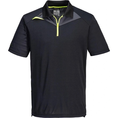 Portwest Polokošile DX410 S/S krátký rukáv Černá