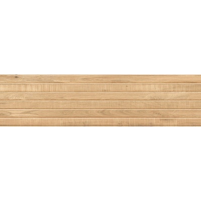 Mexen Western Wood Бежова проба на остъклен рект. G1, стенна плочка с дървесен (TL702-55-S)