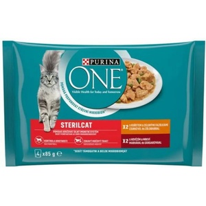 ONE Sterilcat chicken & beef 4x85 g