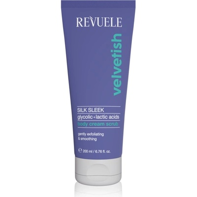 Revuele Velvetish Sleek Body Body Cream Scrub нежен пилинг за тяло с изглаждащ ефект 200ml
