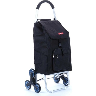 Lorenbag - Laurent S01 Nákupní vozík na kolečkách do schodů šestikolový černá