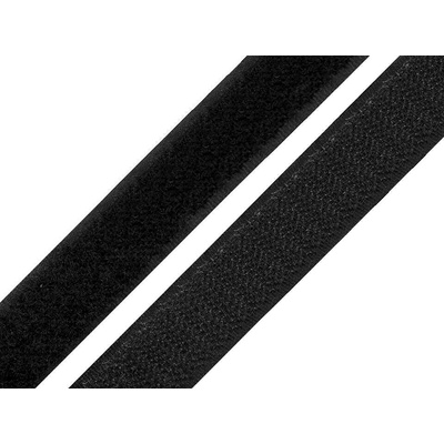 Stoklasa Suchý zip háček + plyš šíře 20 mm Balení: 25 m, Varianta: 2 černá 2 černá