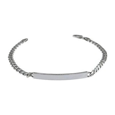 INFINITYSILVER Strieborný pánsky náramok s doštičkou 115012021