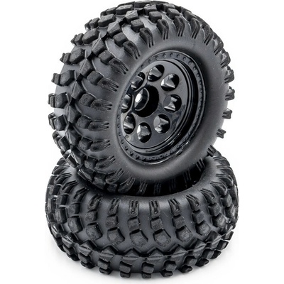 Funtek 1:12 CR12 Outlaw 4WD: Kompletne nalepené gumy 2 ks