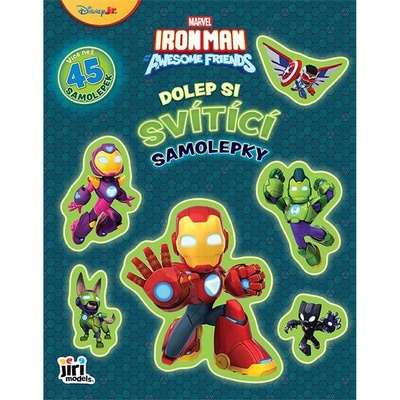 Dolep si svítící samolepky ironman